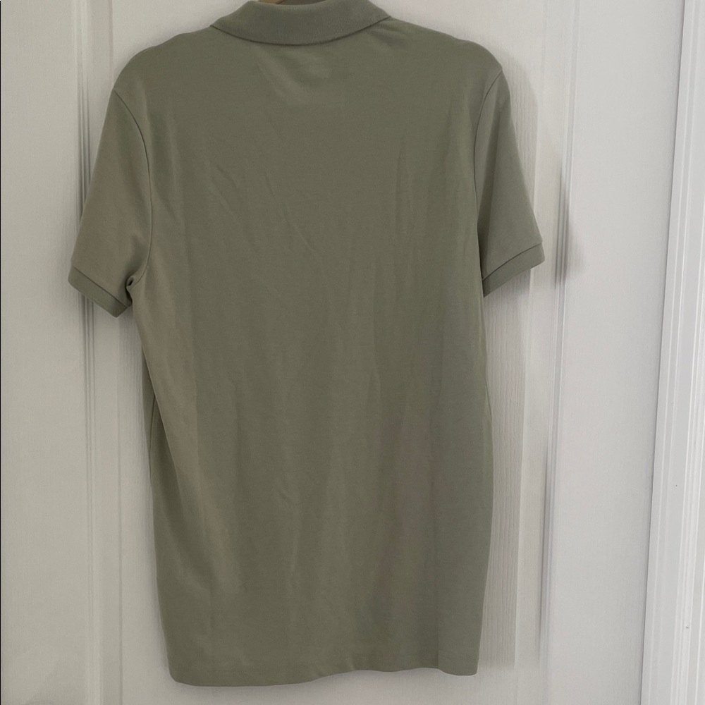Hollister Men's Light Olive Polo Shirt - Picture 3 of 3